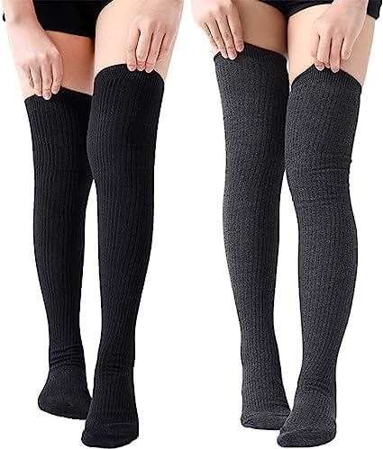 reil raid Men's Winter Wool Socks Warm Soft Full Cushion Crew Socks(Wool Warm Socks)-picture-59