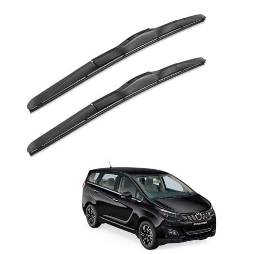 Image of Oshotto Frameless (O.E.M Type) Wiper Blades Compatible with Mahindra Marazzo (24 inch / 16 inch)