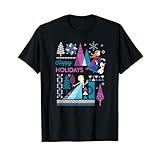 ディズニー アナと雪の女王 アナ エルサ オラフ ハッピーホリデー Tシャツ