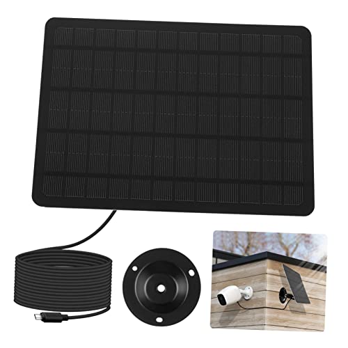 FONDOTIN Monokristallines 20 w Solarpanel Mit Wandhalterung Solarzellen Ladegerät Für Außen Kleines Solarmodul Für Überwachungskameras Und Mobile Energieversorgung