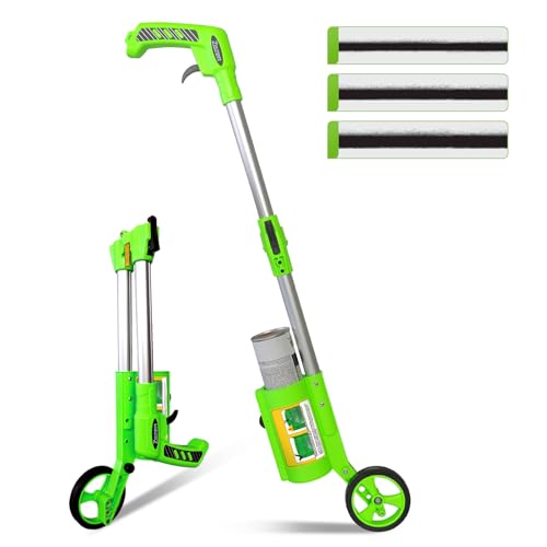zozen Foldable Marking Paint Wand with Carry Bag/Adjustable Line Widths Used with Side-Push Inverted Marking Spray Paint Industrial Paint Sticks for Sports Field Parking Lot & Utility Marking