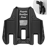 Gun Magnet Mount, Gun Magnet Gun&Mags Holder for Trucks, Cars, Cashier, Bedside, Desk, Concealed Tac
