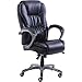 Lorell Active Massage Leather High-Back Chair Stuhl, Leder, schwarz
