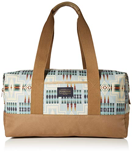 Pendleton Men's Canopy Canvas Weekender Duffel Bag, Harding Aqua, 1-SZ