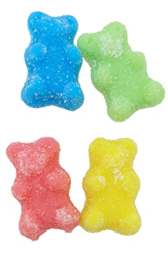 Zweet Sour Gummy Bears Candy 10 Ounce – Sour Kosher Candy, Halal Candy – Resealable Pack of Sour Gummy Candy 1