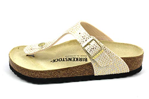 Image of Birkenstock Women's Open-Back Gizeh Antq Lace Bflr