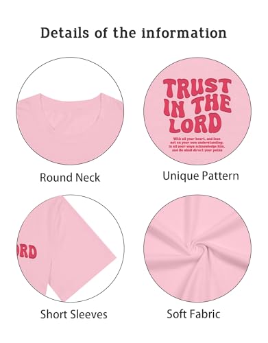 Image of Christian Shirts for Girls Faith Over Fear Shirt Religious Tees
