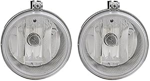 Rareelectrical NEW PAIR OF FOG LIGHTS COMPATIBLE WITH DODGE CHARGER GRAND CARAVAN 2010 5182025AA CH2592142