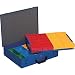 Produktbild Allit 454124 Kleinteilekoffer aus Metall mit 59 losen Einsätzen, 44cm x 37cm x 11cm, Blau