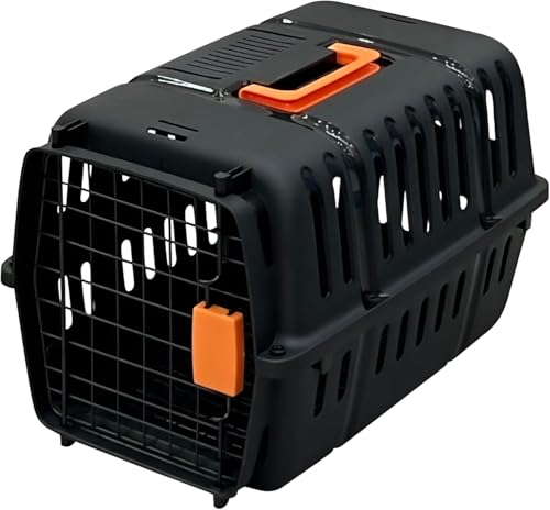 Image of Dog Trust Pet Carrier Cage Hard Sided Cat Carrier for Small Medium Dog Cat