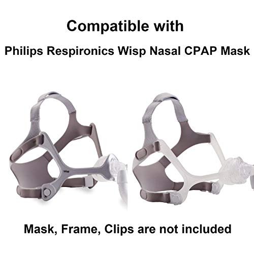 CPAP Headgear for Wisp Nasal Mask, Headgear Replacement for Philips Respironics Wisp CPAP Mask, LALASTAR CPAP Nasal Mask Strap for CPAP Machine, Standard Size - Thumbnail 3