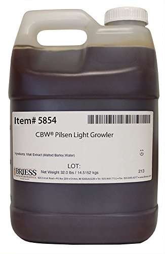 Briess 5854 Liquid Malt Extract 32 lb. Growler, Pilsen Light