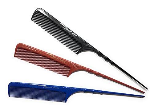 Foto von Hercules Sägemann HS C16 carbon 16 Profi Ergo-Stielkamm anthrazit (antistatisch) Carbonkamm gleichmäßige Zahnung, 9 Zoll Stiel-Kamm (16a)