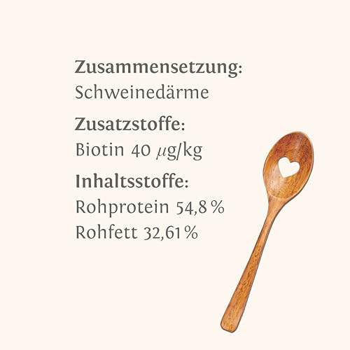 Carnello Welpenspaghetti – Leckerli für kleine Hunde, getreidefreier Hundesnack – Wiederverschließbarer Beutel (8 x 30g)