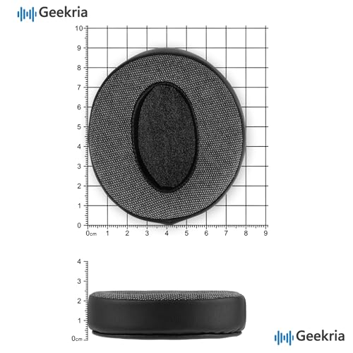 Almohadillas de repuesto para auriculares Geekria Comfort PU + tela de malla para Sennheiser HD 4.50BT, HD 4.50BTNC, HD 4.40BT, HD 4.30G, HD 4.20S, HD 458BT, HD 450, HD 450BT, HD 400S, HD 350BT (Negro) miniatura 6