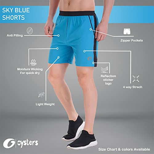 Image of Oysters Men's Work-Out Shorts with Pockets