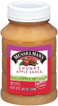 Musselman's Chunky Applesauce 24oz Bottle (Pack of 4)