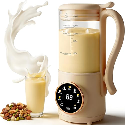 Nussmilch Maschine, 1400ml Entsafter Sojamilch Maschine mit 16...