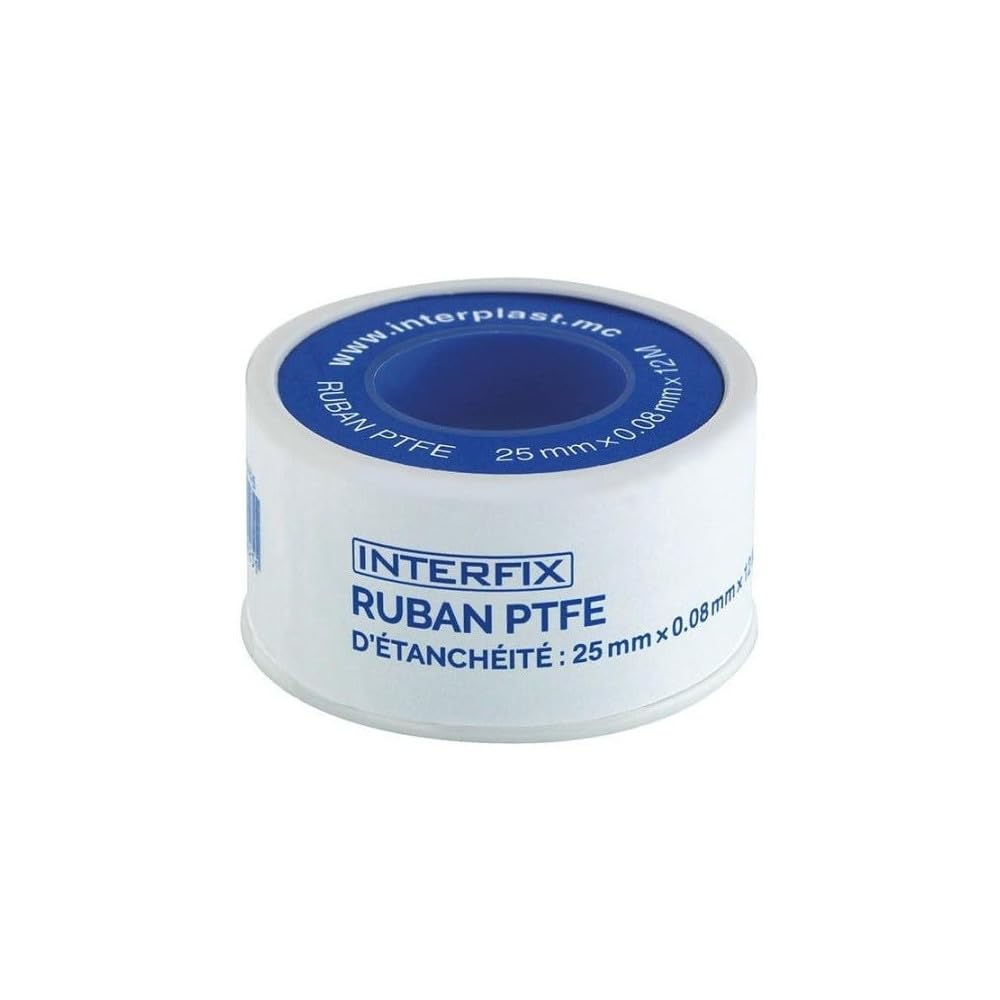 Interplast - Ruban PTFE d'étanchéité Interfix 25mm
