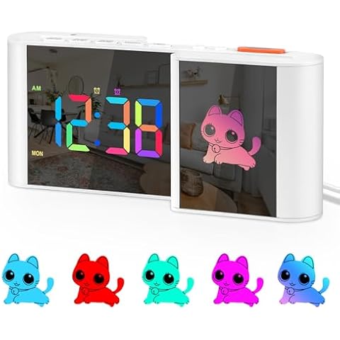 SZELAM Cute Cartoon Digital Alarm Clock Cover