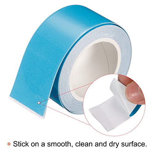 Image of MECCANIXITY Glow in The Dark Tape 9.8 Ft x 1 Inch Luminous Fluorescent Tape for Night Outdoors Indoors Decorations Signs, Blue