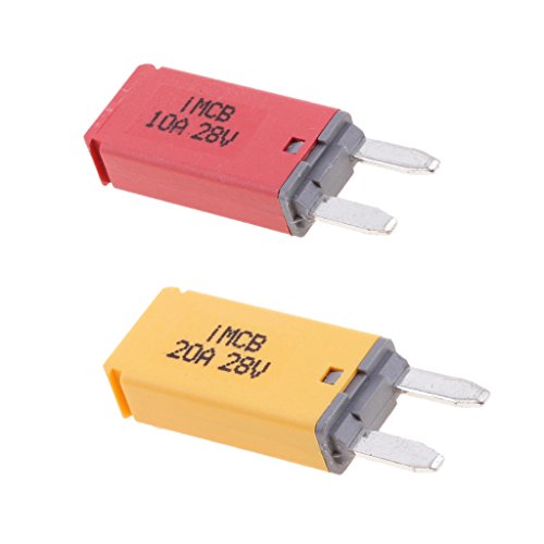 Preisvergleich Produktbild Baoblaze Mini Blade Sicherung Kit Leistungsschalter Manuelle Reset Kfz-Sicherungsautomat Kit -Ampere Auswählen 20A + 10A