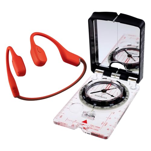 Brújula SUUNTO MC-2 USGS UTM NH y Audífonos Bone Conduction Rojo miniatura 1