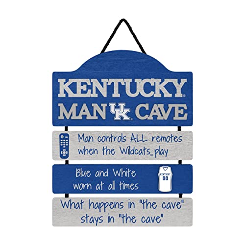 FOCO Kentucky Wildcats NCAA Mancave Team Logo Man Cave Hanging Wall Sign