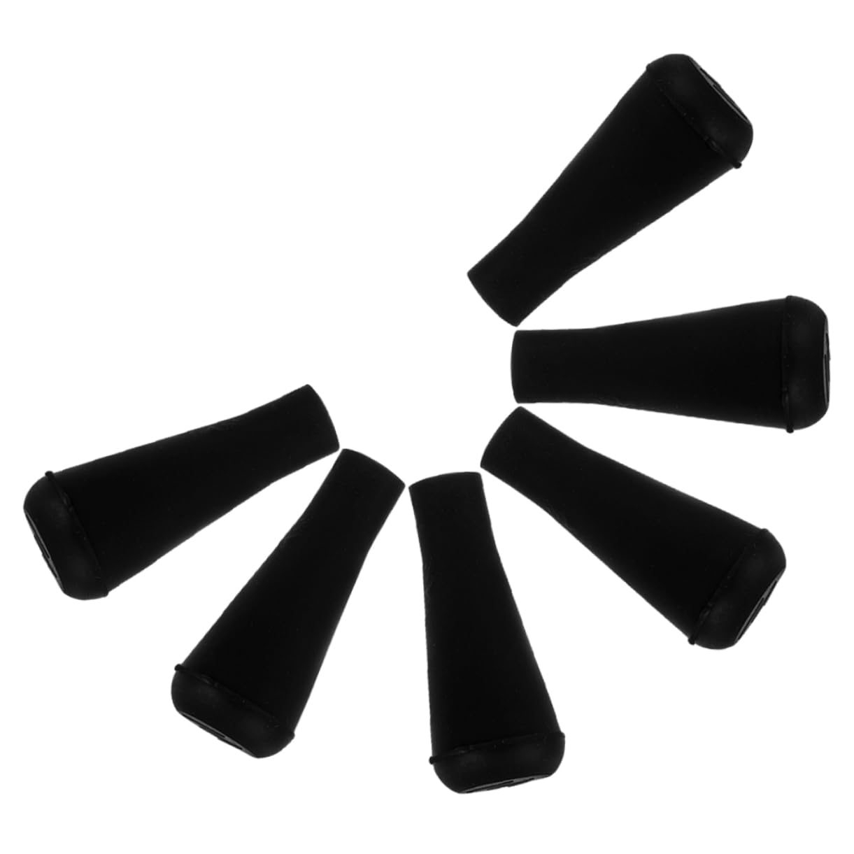 GOOHOCHY 6pcs Rubber Arrow Tips for Archery Safety Round Target Heads with Detachable Screws for Beginners and Outdoor Games