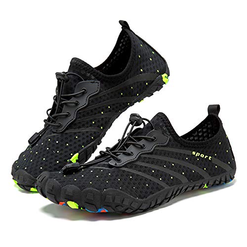 Men’s Mesh Water Shoes Quick Dry Lightweight Aqua Sneakers with Drainage Rubber Sole for Outdoor Use3