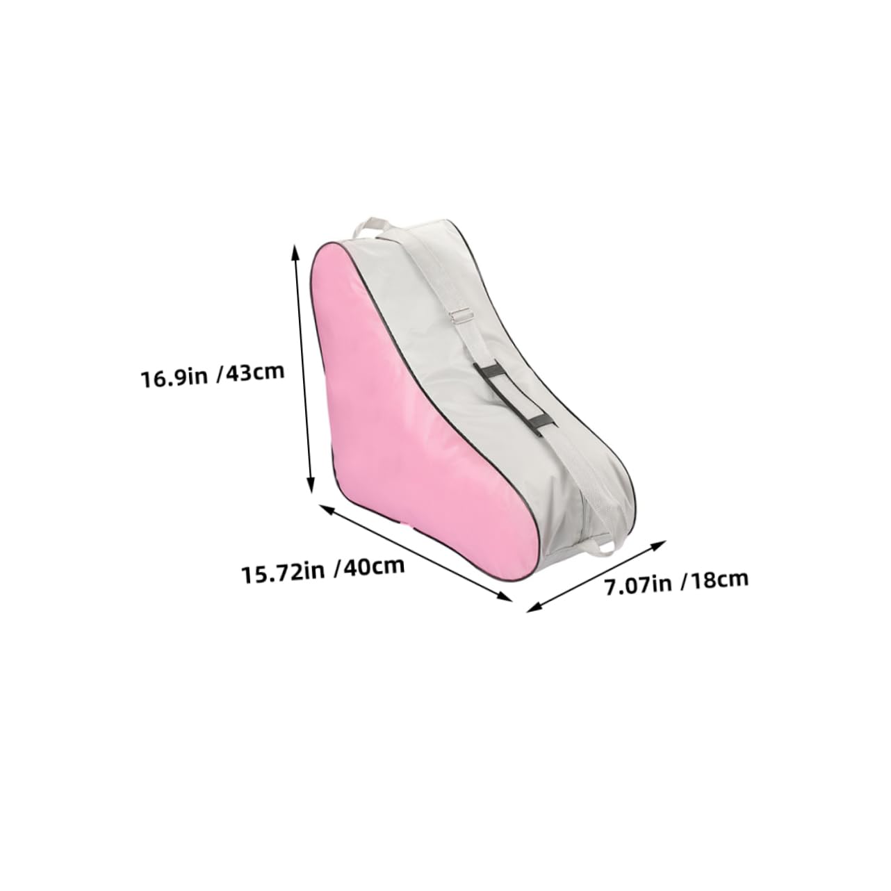 Anneome Skate Pouch for Girls Ice Skate Pouch Roller Skating Storage Bag Organization