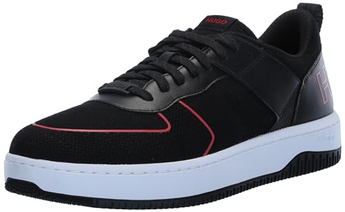 Image of Hugo Mens Back Logo Lace Up Sneakers