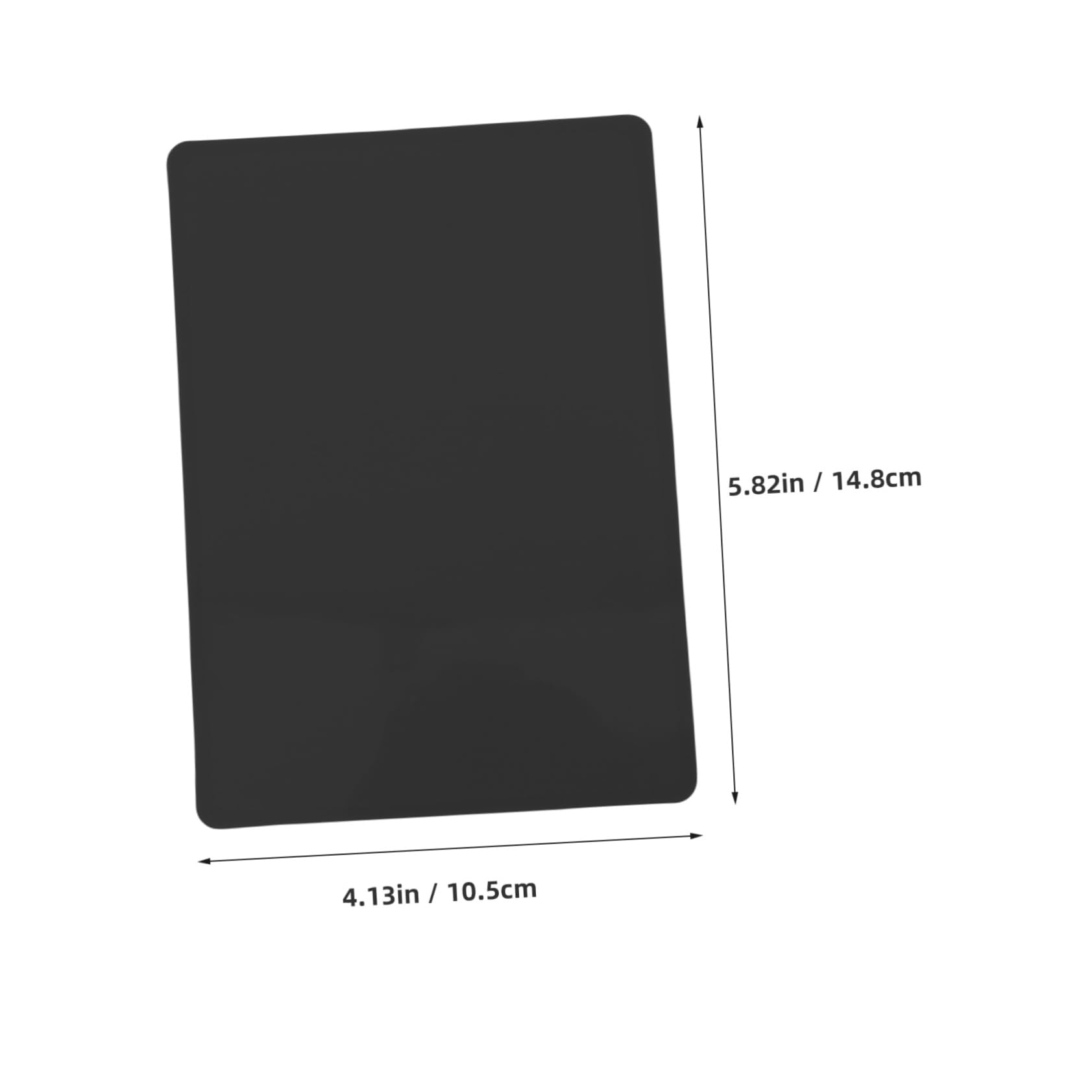 Garneck 6pcs Double-sided Pvc Plastic Tag Labels Retail Shelf Labels for Supermarket Wire Shelf Holders Handwritten Sign Display Holders