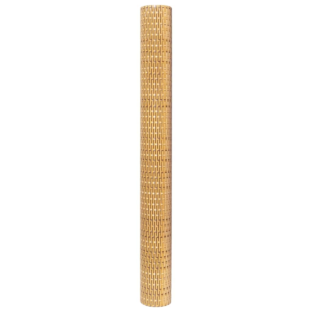 Générique Paravent de Balcon Marron Clair 400x80 cm résine tressée,Quincaillerie,Clôtures & barrières,Panneaux de clôture,Brun,2.75 KG,156268