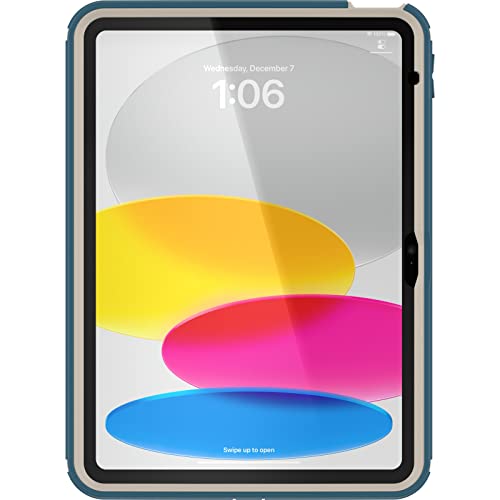 Image of OtterBox Defender Series Case for iPad (A16) & iPad 10th Gen - BAHA Beach (Blue),Rugged,Durable,Multi-Layer Protection,(Pack of 10)