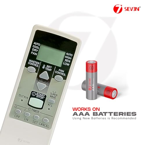 Image of 7SEVEN Compatible O General AC Remote Original JE-11 Model Suitable for 1 1.5 2 Ton Split or Window Air Conditioner - Match Exactly with Old 23w Model Remote Control for Better Performance