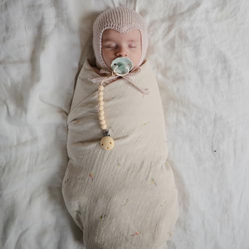 Image of mushie Muslin Baby Swaddle Blanket | 100% Organic Cotton (Kites)