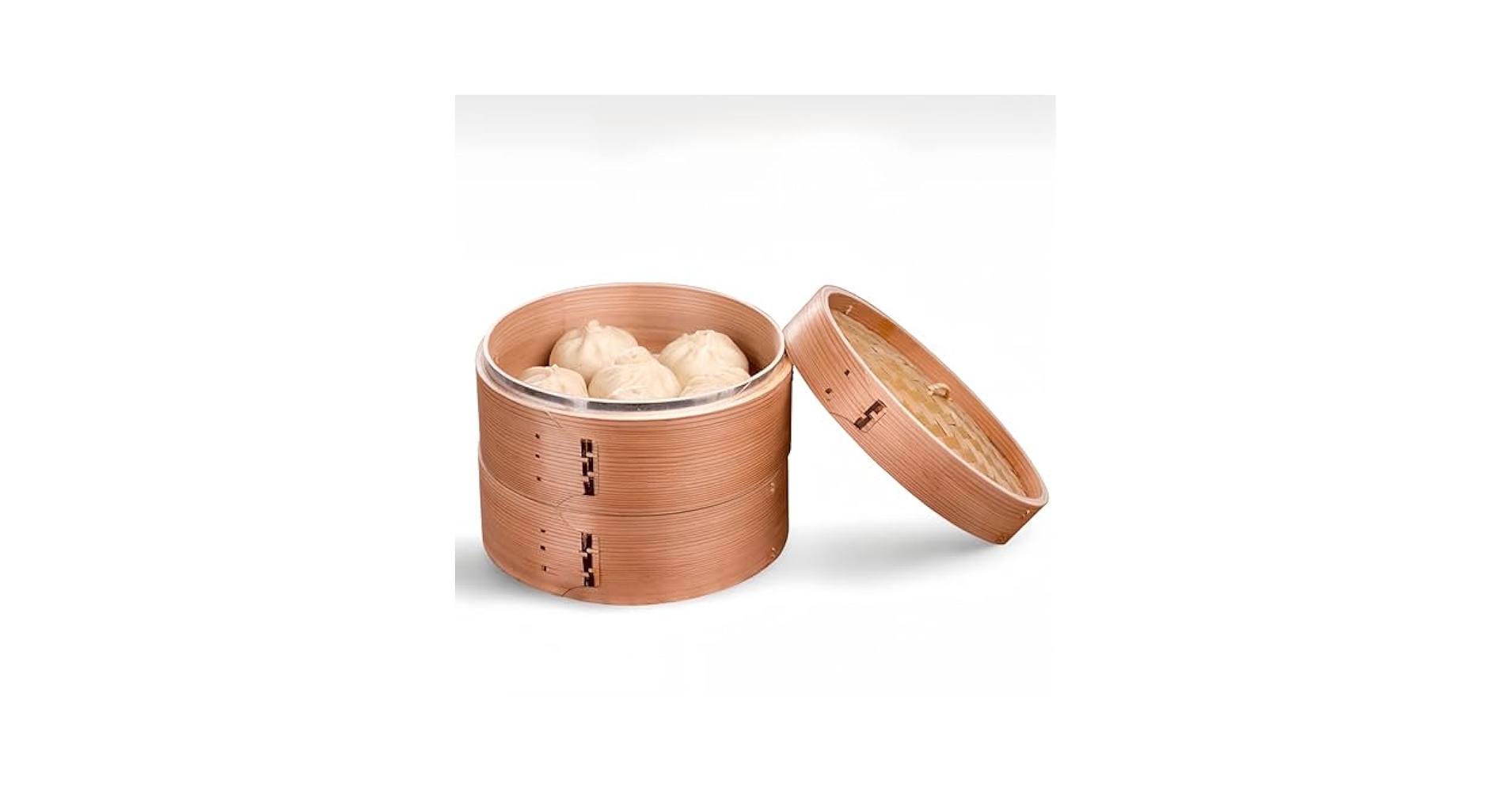 蒸籠業務用 Amazon｜杉木 台湾式蒸籠 杉製 セイロ 本体2/3個・蓋1個 セット