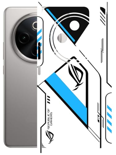 Image of AtOdds - Full Body Back Screen Guard Protector Film - Lamination Wrap Skin Sticker Compatible with VIVO T4 (5G) | Scratchproof Matte Finish (RogBlue)