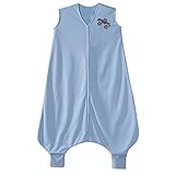 HALO Big Kids Sleepsack Lightweight Knit Wearable Blanket, TOG 0.5, Blue, 2T-3T