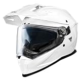 コミネ(KOMINE) 2026モデル バイク用 01-199 HK-199 アドベンチャーヘルメット ラーマ Pearl White M
