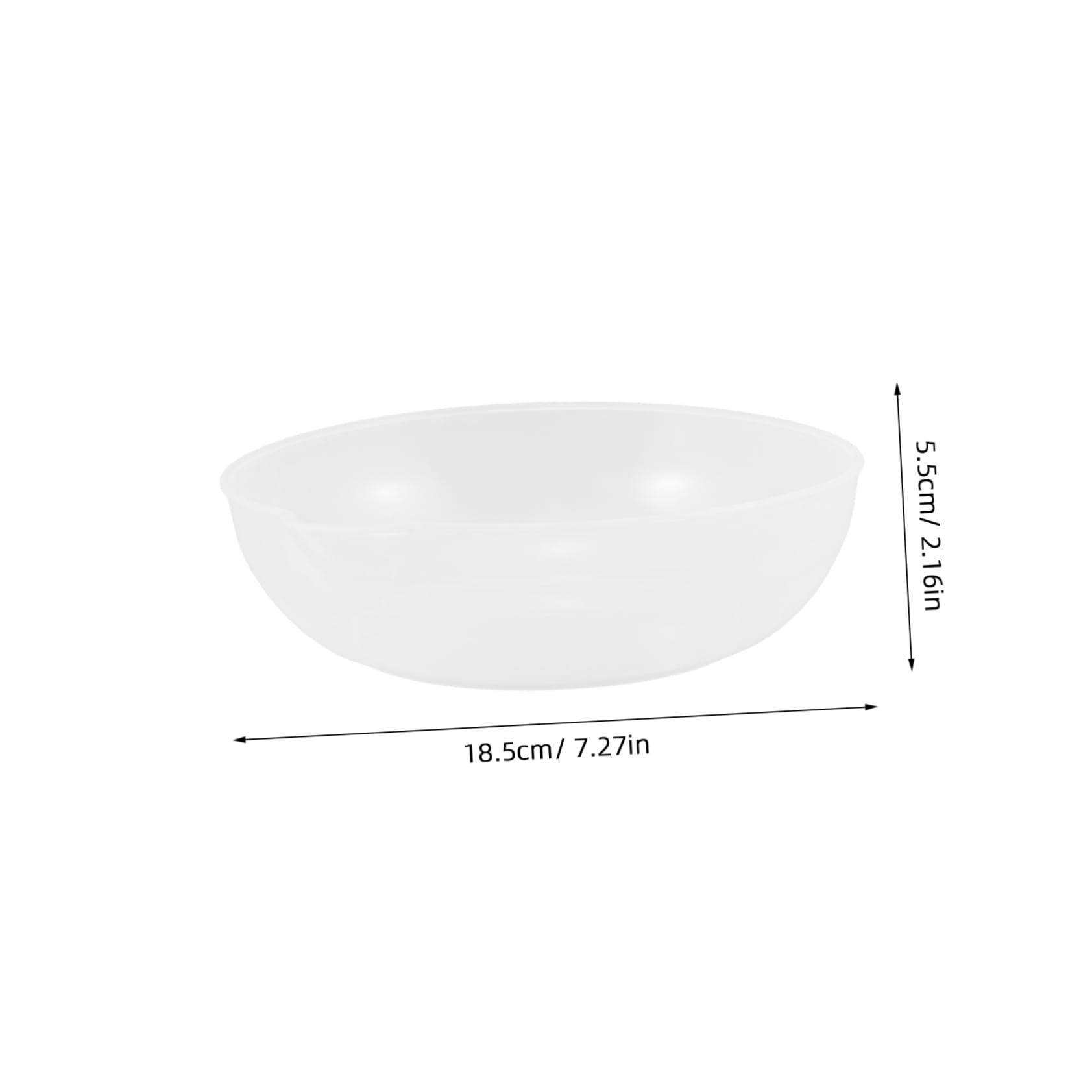 TOGEVAL 4sets Scale Kitchen Weighing Tray Scale Pan Plastic Serving Bowl 2pcs*4