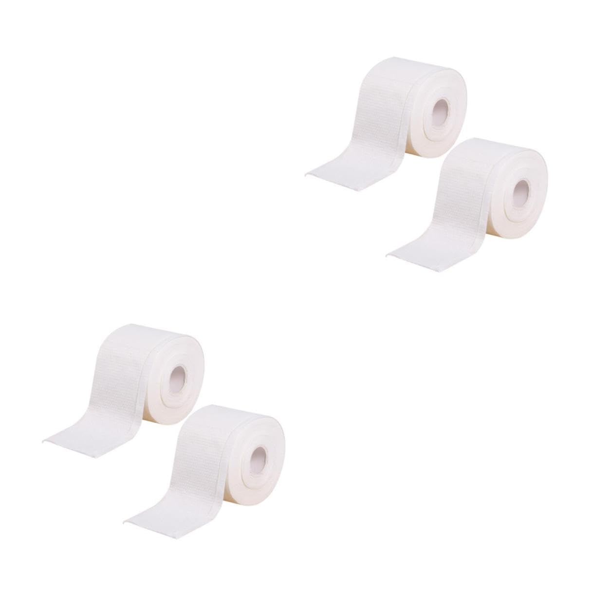 Healvian 2 Sätze Gesichtstuch Weiß Wattepads Zum Entfernen Von Make-up Handtücher Hautpflege Schminktücher Für Das Gesicht Gesichtsgewebe Abschminktuch Reinigungstuch Baumwolle 2 Rollen * 2