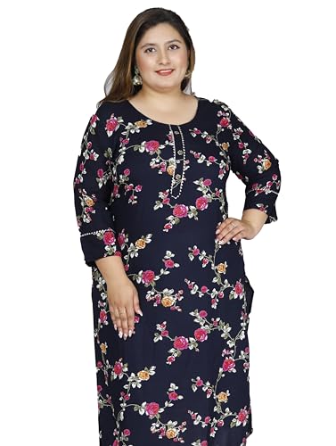 Image of Women's Plus Size Kurti Kurta (MEHKPLUS7 34)