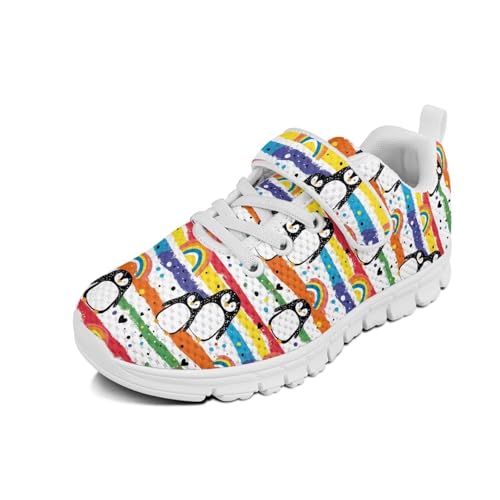 Kids Athletic Sneakers for Girls Boys Slip On Shoes