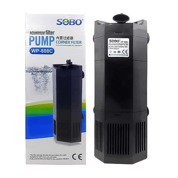 Jainsons Pet Products Aquarium Corner Filter Water Surface Clean Sobo AC 220-240V 50-60Hz Power:15W F.MAX:800L/H (WP-808C) (B0CDCB4M53) Amazon Price History, Amazon Price Tracker