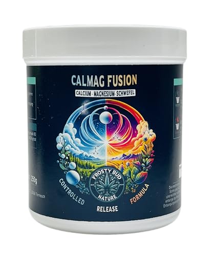 Frosty Bud Nature CalMag Fusion – Premium Calcium-Magnesium-Schwefel-Dünger für kräftiges Pflanzenwachstum | Unterstützt Vitalität & Ertragssteigerung | Für Indoor & Outdoor | Living Soil kompatibel