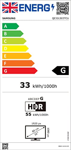 De Samsung Frame 32 Inch QLED TV - Smart TV & Art In One, Alexa Ingebouwd, Slim Custom Stand & Wall Mount, Stream al uw favoriete shows, frame kan worden aangepast - QE32LS03TCUXXU - Image 8