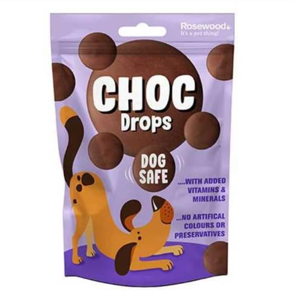 Dog Chocolate Drops | Celebrate Your Rosewood Dogs Happy Birthday Treats - | Suitable from 6 months | Perfect Pup Special Day Present - BDAY or Adoption