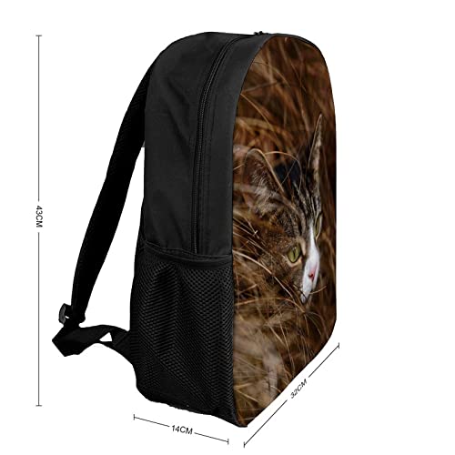 Sac à dos fille garçon motif chat 3D grand format 17"